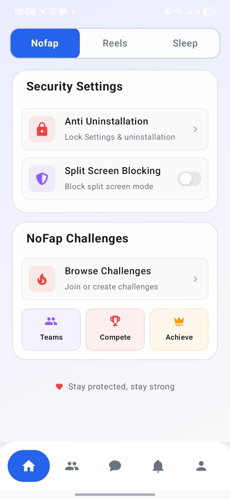 NoFap - Porn Blocker Stats